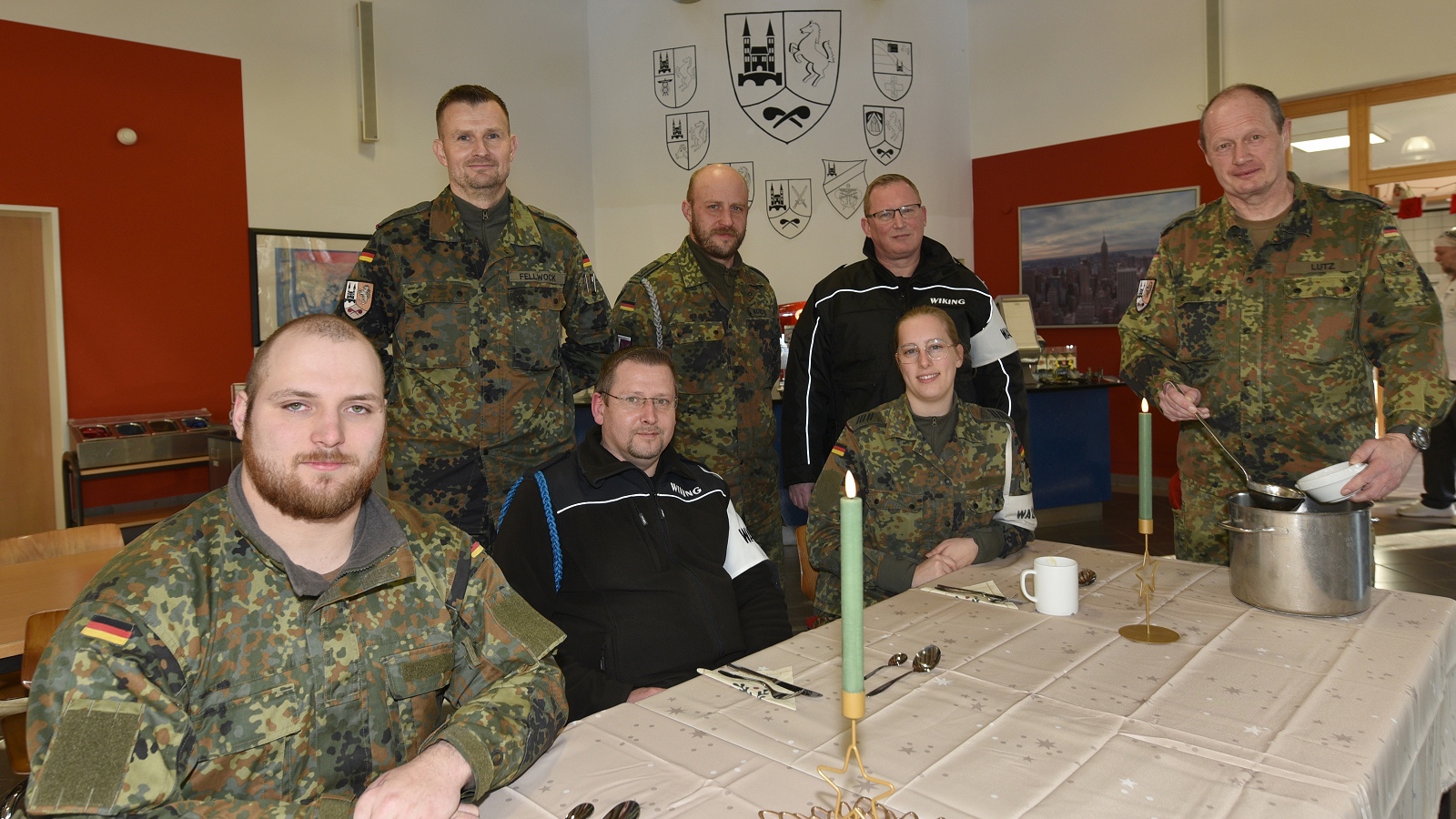 Anerkennung für den Bereitschaftsdienst in der Hammerstein-Equord-Kaserne an Heiligabend