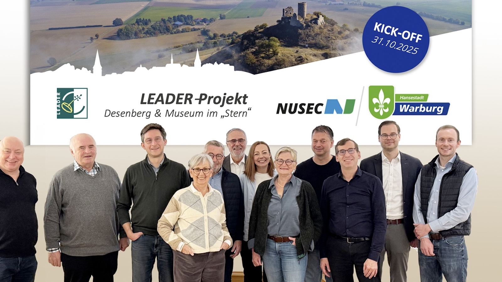 Projektauftakt zur Konzeptstudie Desenberg & Museum im „Stern“ erfolgreich gestartet
