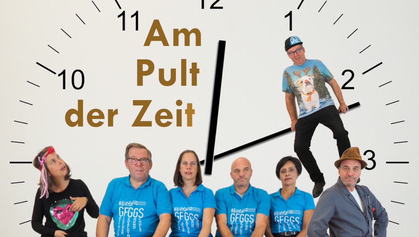  Lehrerkabarett „Lehrgut“ gastiert am 7. November im PZ Warburg mit dem Programm „Am Pult der Zeit“