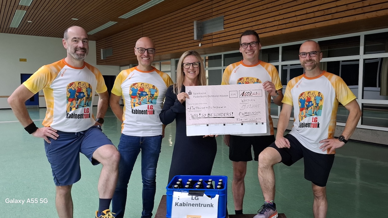 Biergartenlauf bringt über 1.000 Euro für inklusiven Verein