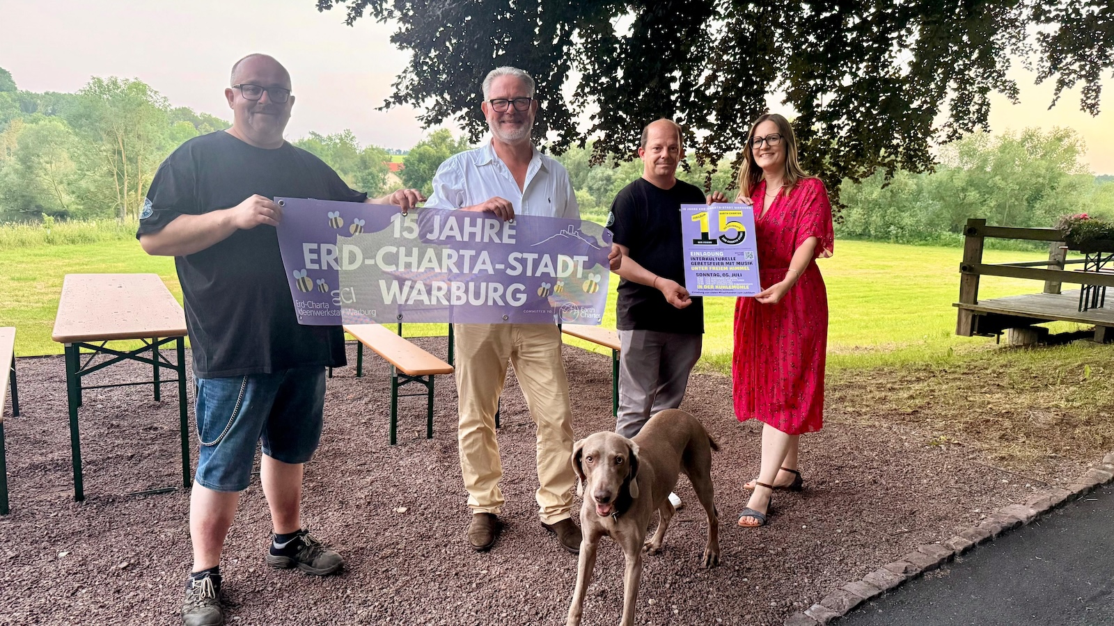 15 Jahre Erd-Charta-Stadt Warburg – Interkulturelle Gebetsfeier unter freiem Himmel lädt zum gemeinsamen Feiern ein