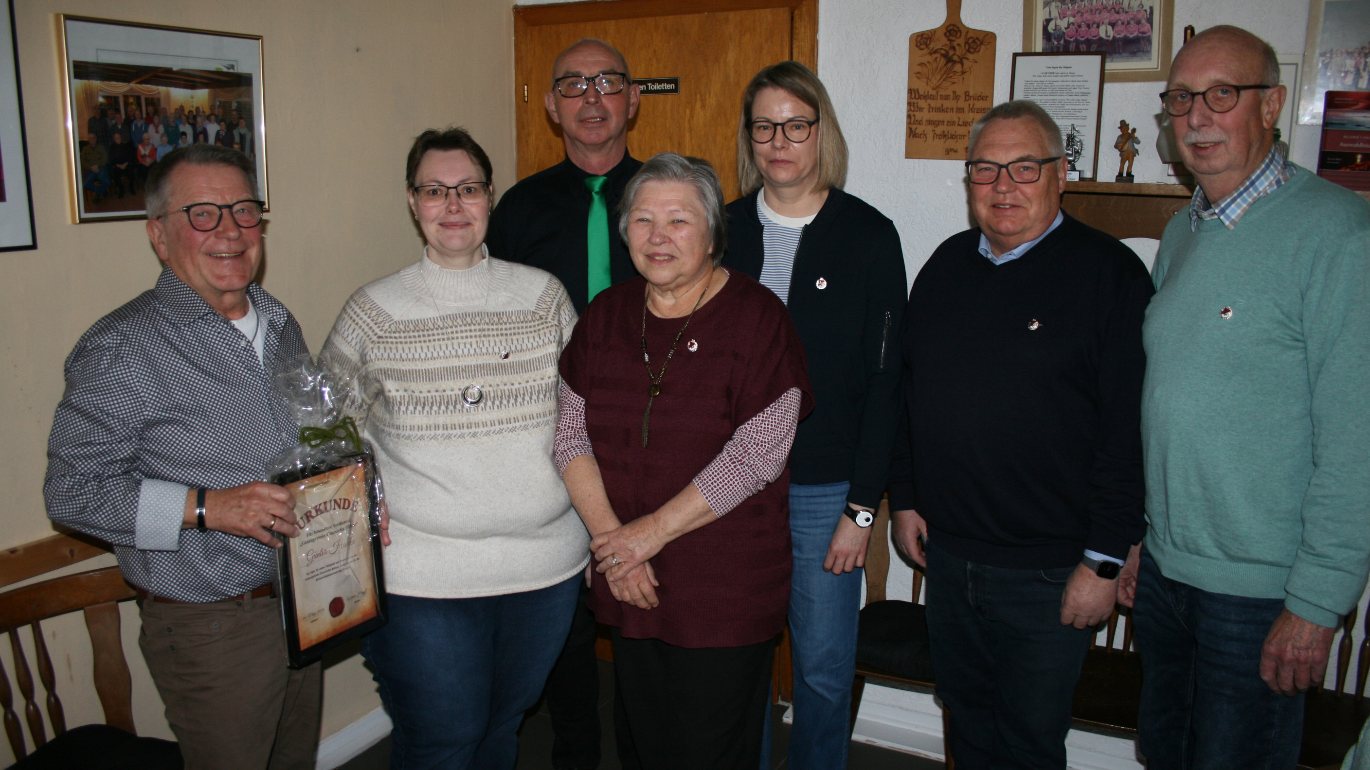 Günter Hanke wird Ehrenmitglied bei „Concordia“ Bühne – Vorstand vollständig im Amt bestätigt